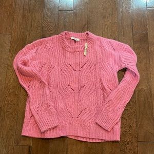 Pink cozy winter sweater